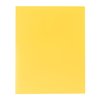 C-Line Products TwoPocket Heavyweight Poly Portfolio Folder, Yellow Set of 25 Folders, 25PK 33956-BX